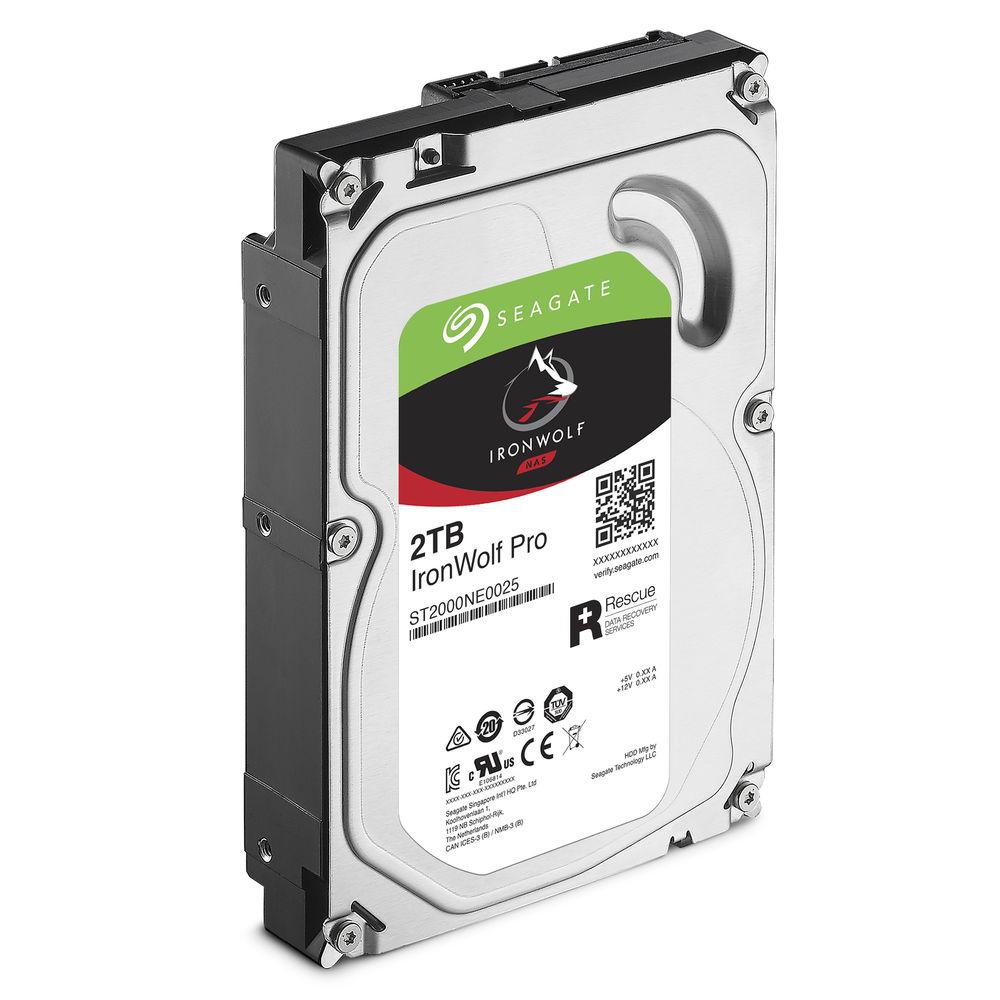 Seagate 2TB IronWolf Pro 7200 rpm SATA III 3.5" Internal NAS HDD