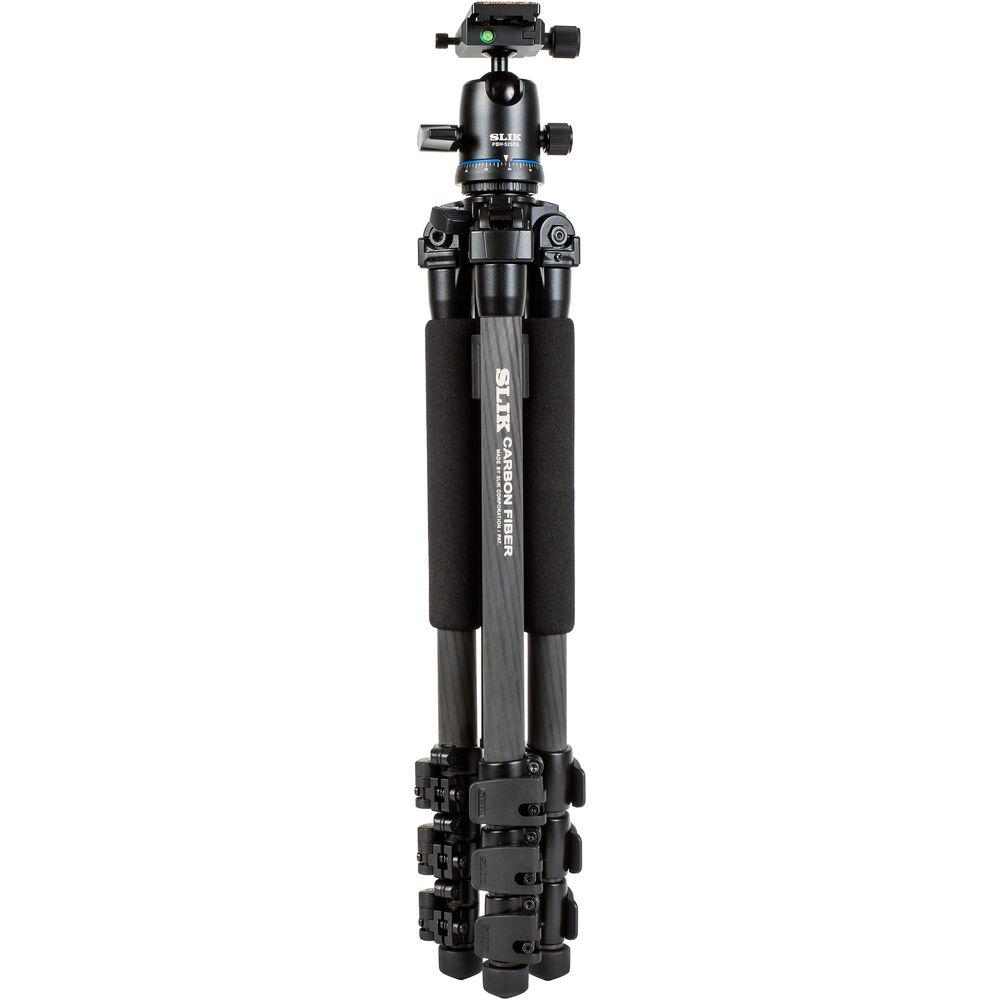 Slik Pro 724CFL Carbon Fiber Tripod with PBH-525DS Ball Head