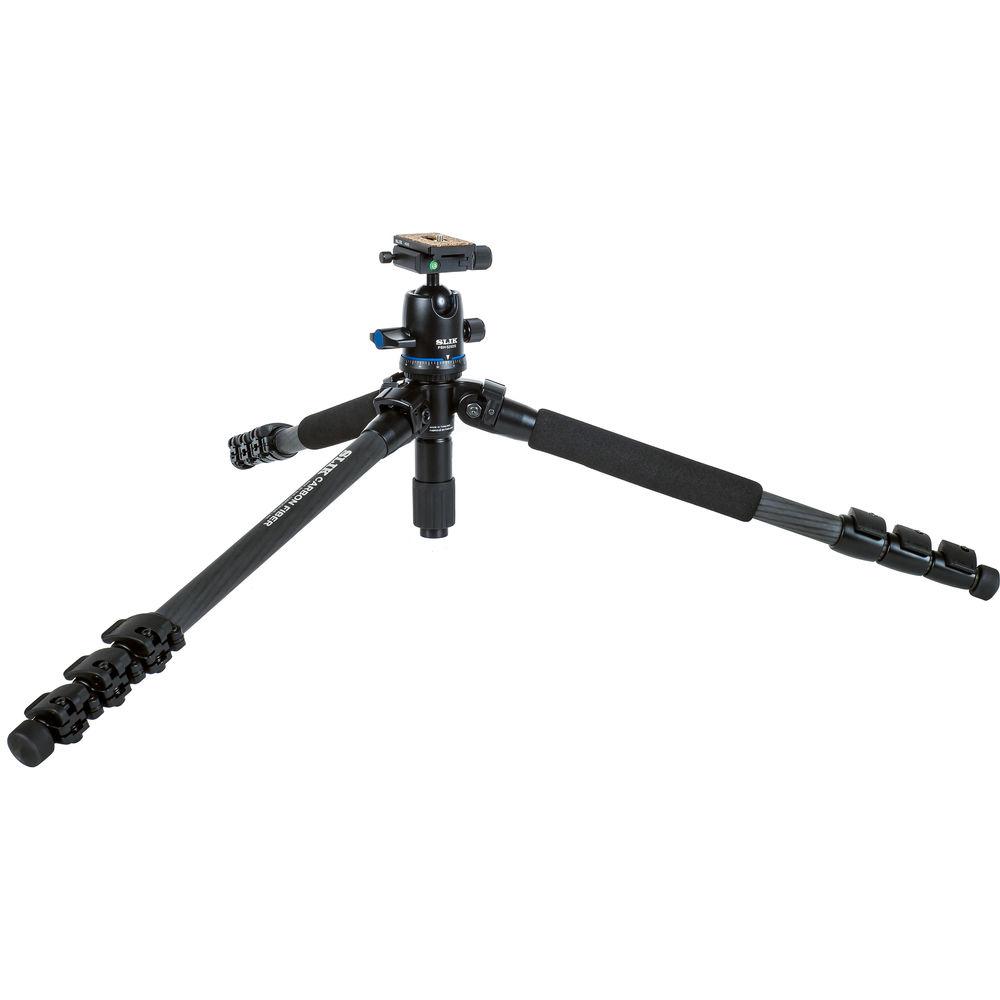 Slik Pro 724CFL Carbon Fiber Tripod with PBH-525DS Ball Head