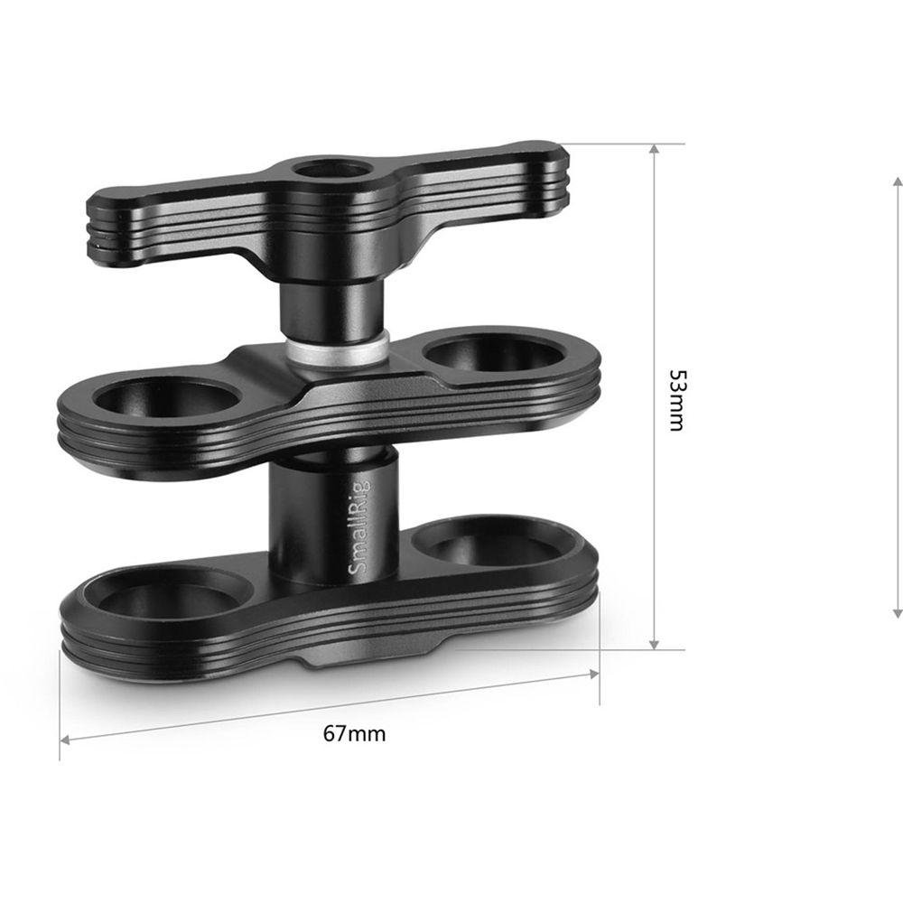 SmallRig Ball Head Clamp for Two Ball Heads
