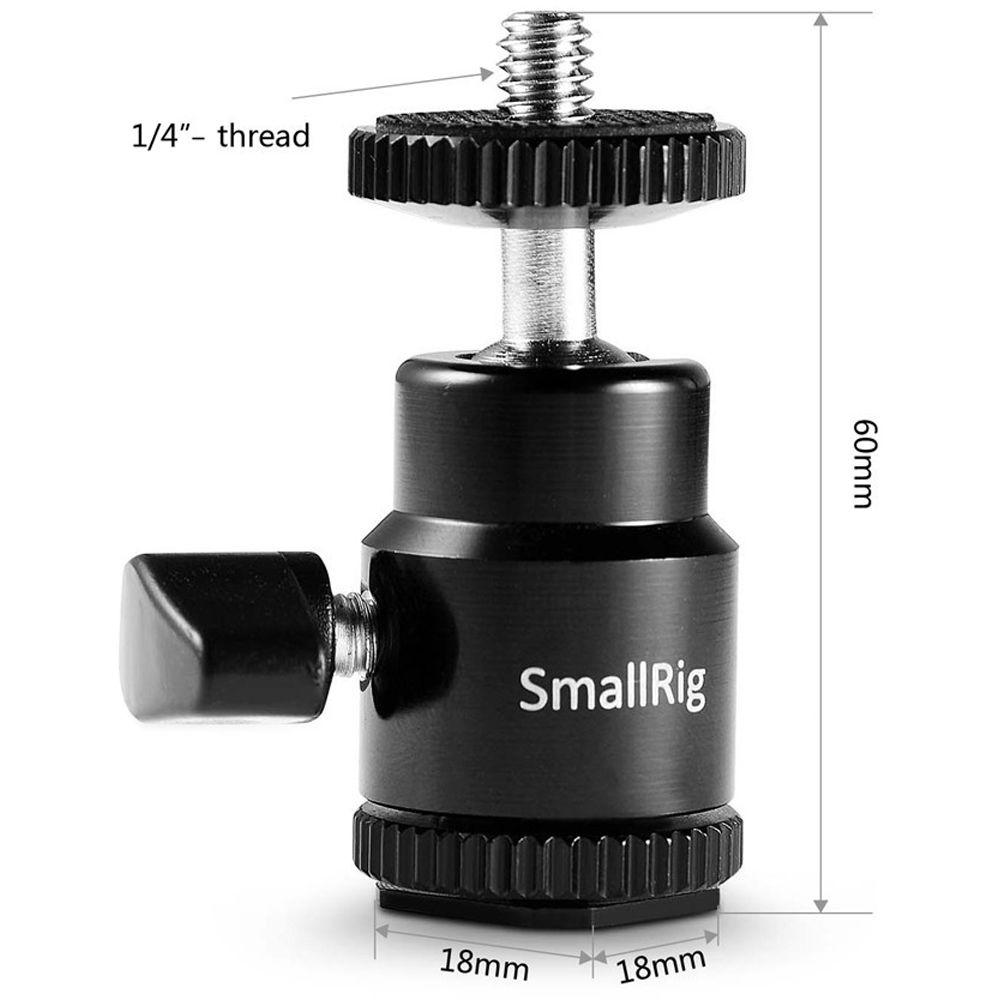 SmallRig Cold Shoe to 1 4" Threaded Adapter
