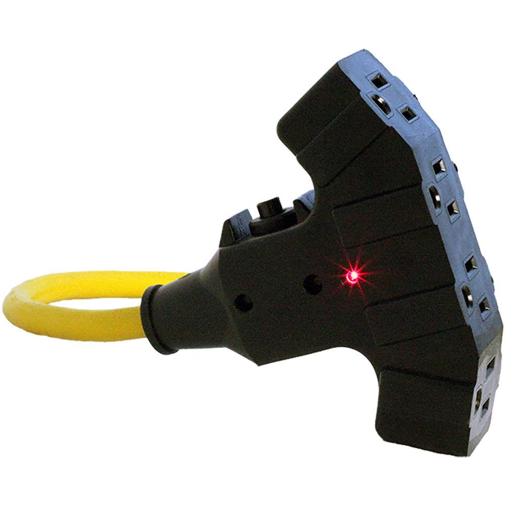 Stage Ninja 12-AWG 4-Outlet Retractable Power Reel with LED Power Indicator and Circuit Breaker