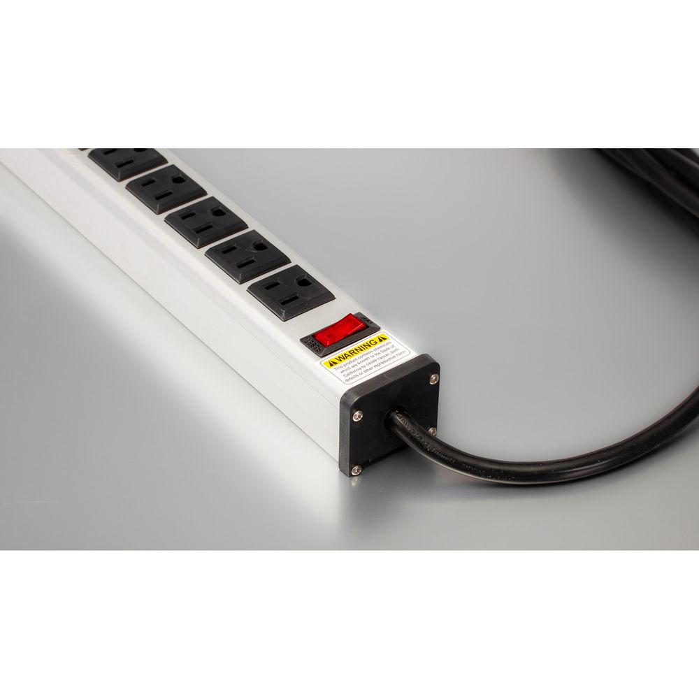 Aleratec 16-Outlet Industrial-Grade Power Strip