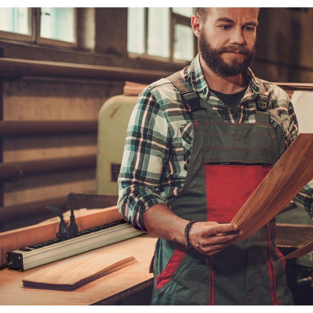 Aleratec 16-Outlet Industrial-Grade Power Strip