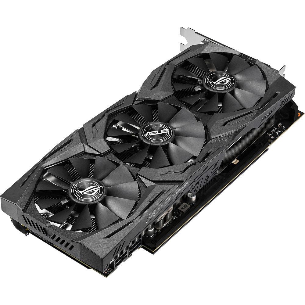 ASUS Republic of Gamers Strix Radeon RX Vega64 OC Edition Graphics Card