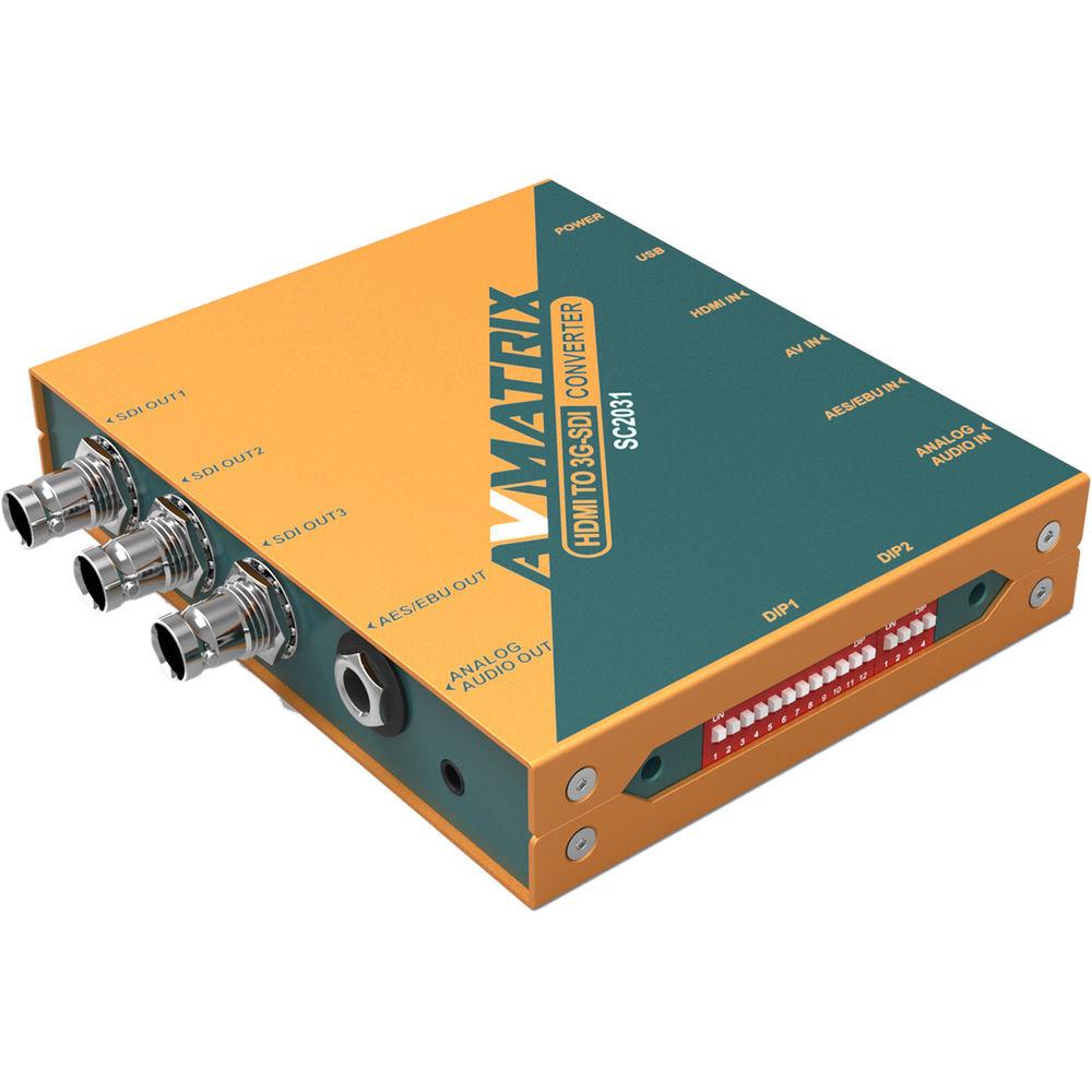 AV Matrix SC2031 HDMI AV to 3G-SDI Scaling Converter, AV, Matrix, SC2031, HDMI, AV, to, 3G-SDI, Scaling, Converter