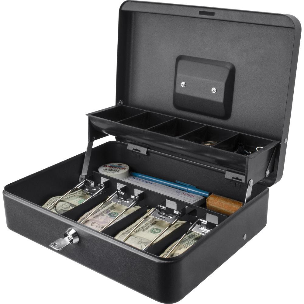 Barska 12" Standard Register Style Cash Box with Key Lock