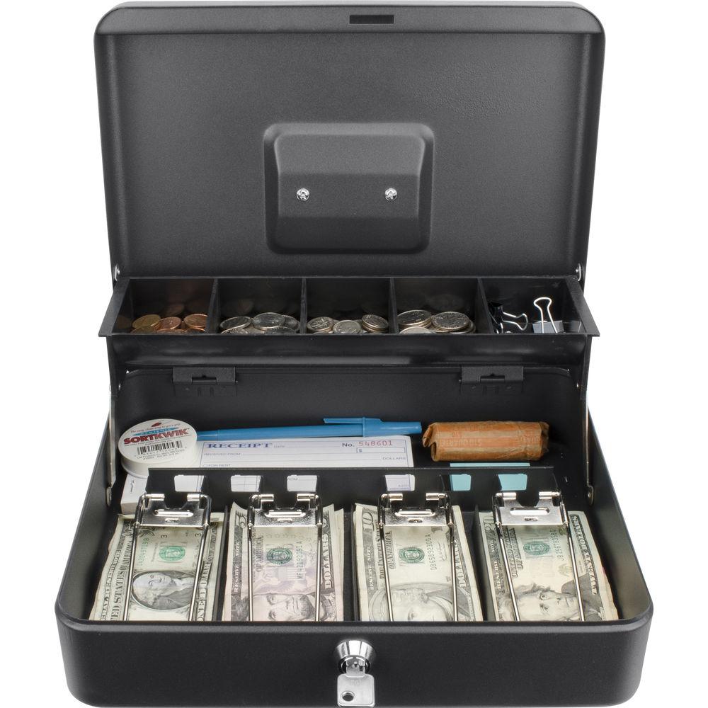 Barska 12" Standard Register Style Cash Box with Key Lock