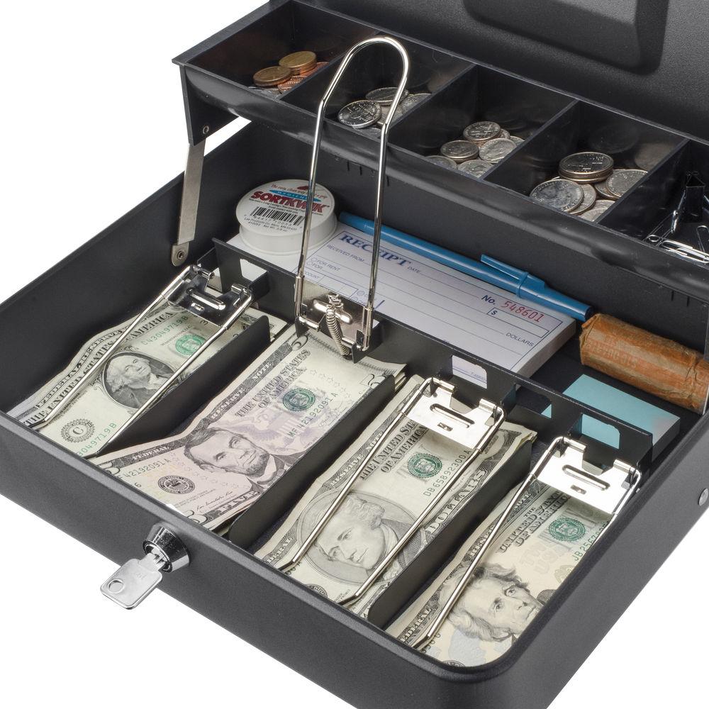 Barska 12" Standard Register Style Cash Box with Key Lock