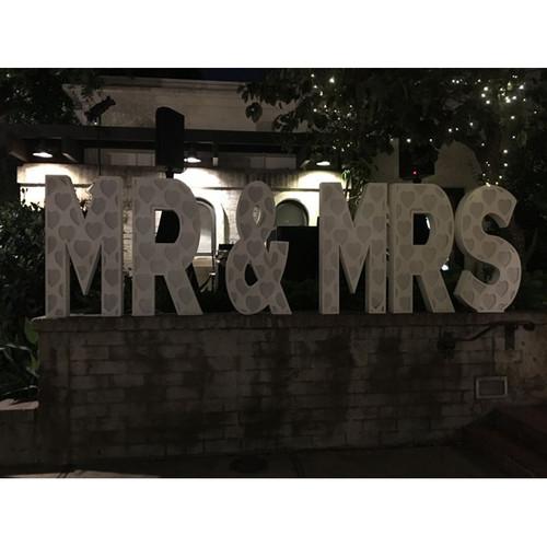 Eliminator Lighting Decor MR&MRS Letters