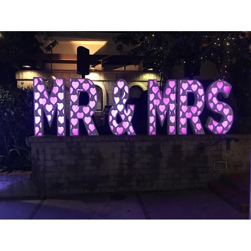 Eliminator Lighting Decor MR&MRS Letters
