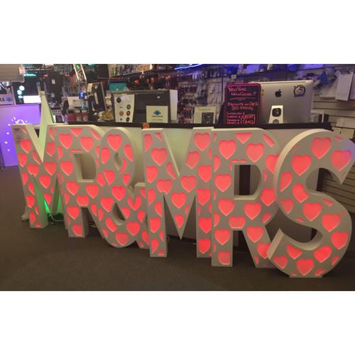 Eliminator Lighting Decor MR&MRS Letters