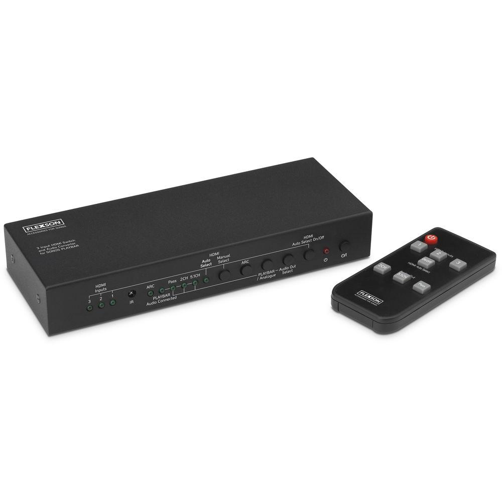 Flexson 3-Input HDMI Switch and Audio Converter for PLAYBAR and PLAYBASE