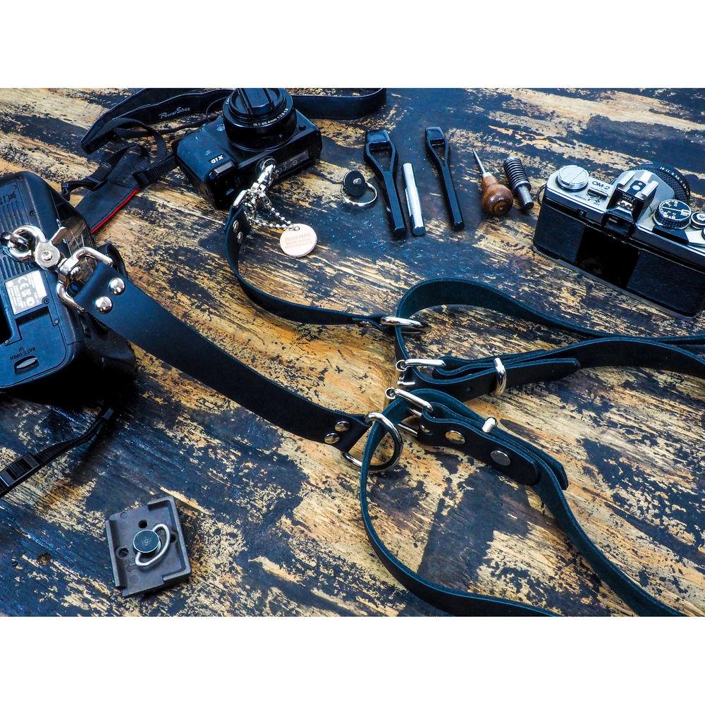 Funk Plus Cowhide Leather Ring Back Harness with 1.25" Wide Straps