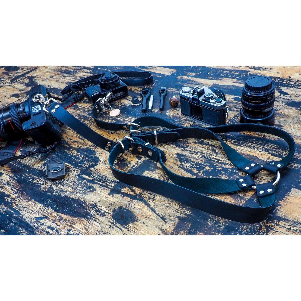 Funk Plus Cowhide Leather Ring Back Harness with 1.25" Wide Straps