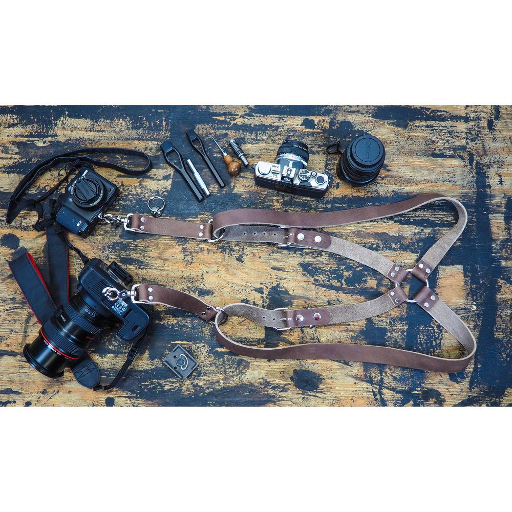 Funk Plus Water Buffalo Leather Ring Back Harness with 1.25" Wide Straps