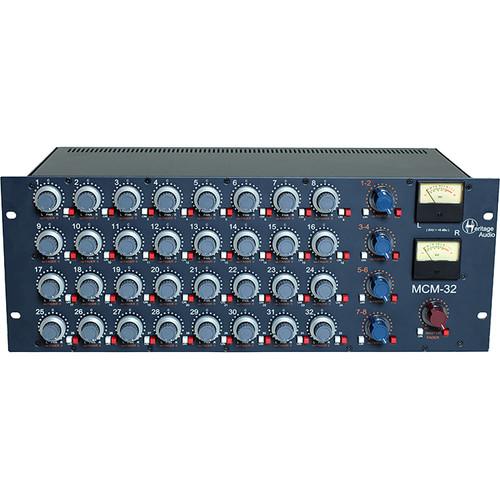 Heritage Audio MCM-32 Analog 32-Channel Summing Mixer, Heritage, Audio, MCM-32, Analog, 32-Channel, Summing, Mixer