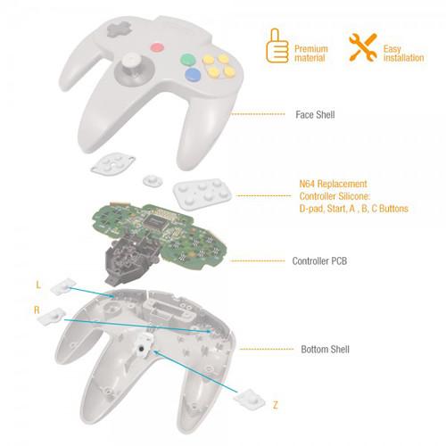 HYPERKIN RepairBox Replacement Silicone for Nintendo 64 Controller