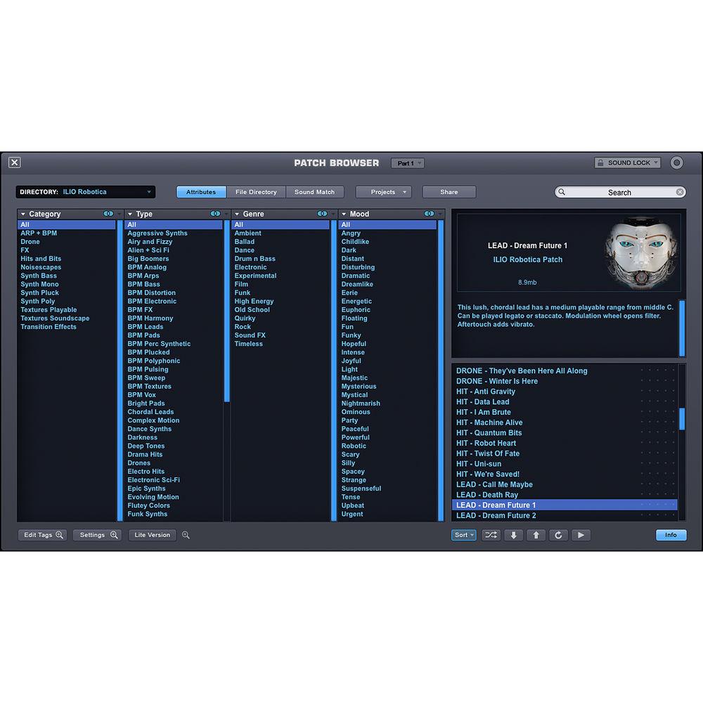 ILIO Robotica - Patch Library For Omnisphere 2