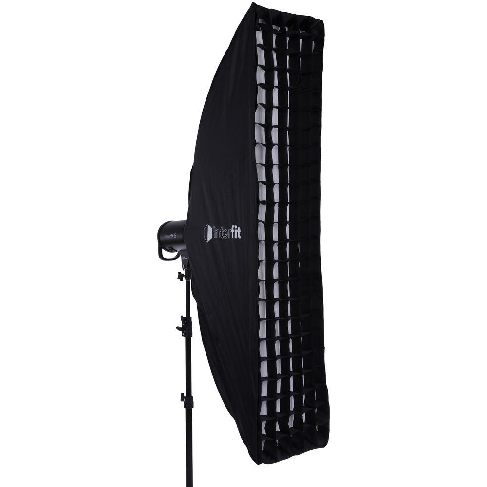 Interfit Foldable Strip Softbox with Grid
