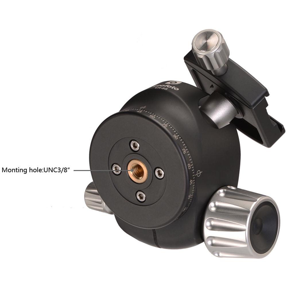 Leofoto LH-55 Low Profile Ball Head with Quick Release Plate