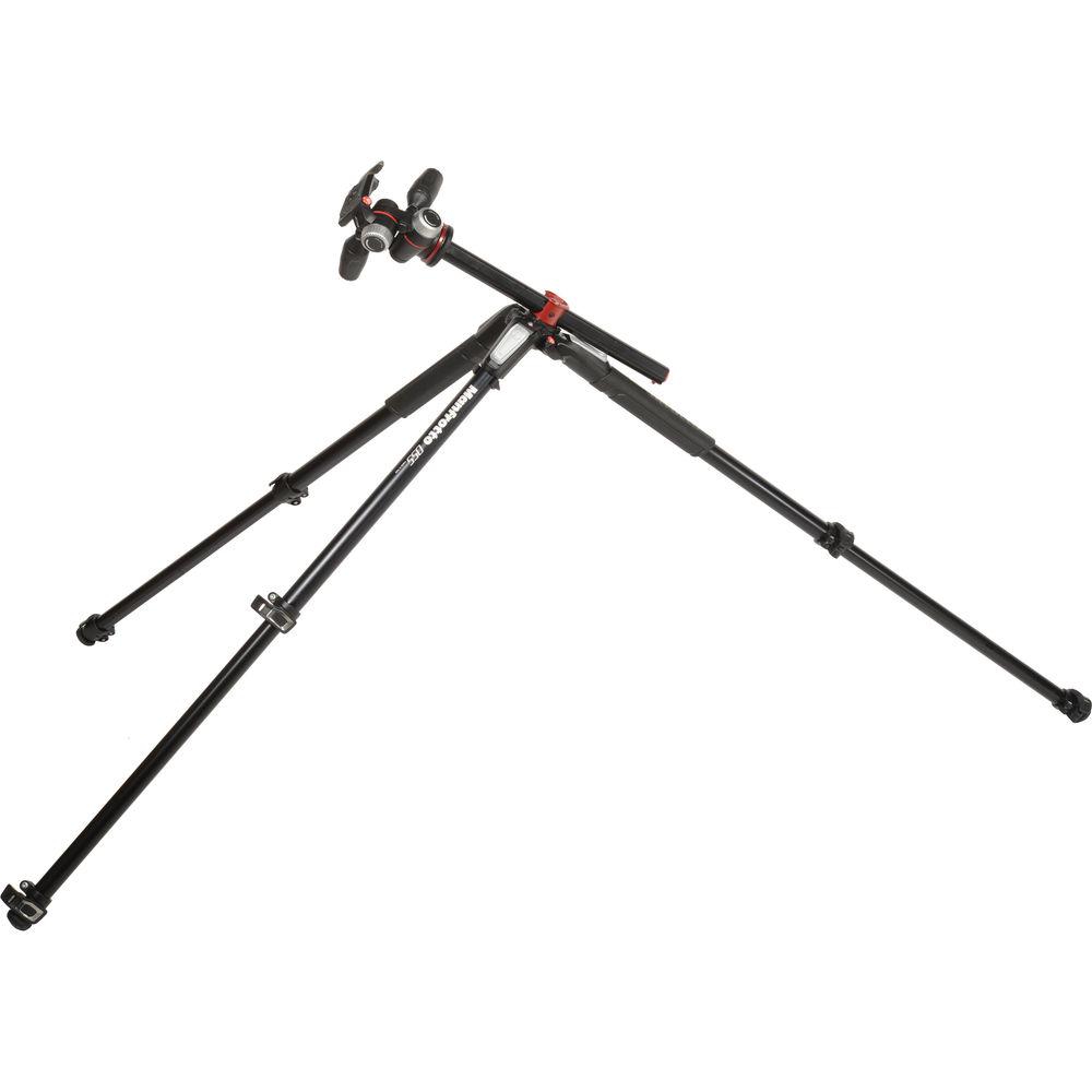 Manfrotto MT055XPRO3-3W Aluminum Tripod with 3-Way Pan Tilt Head