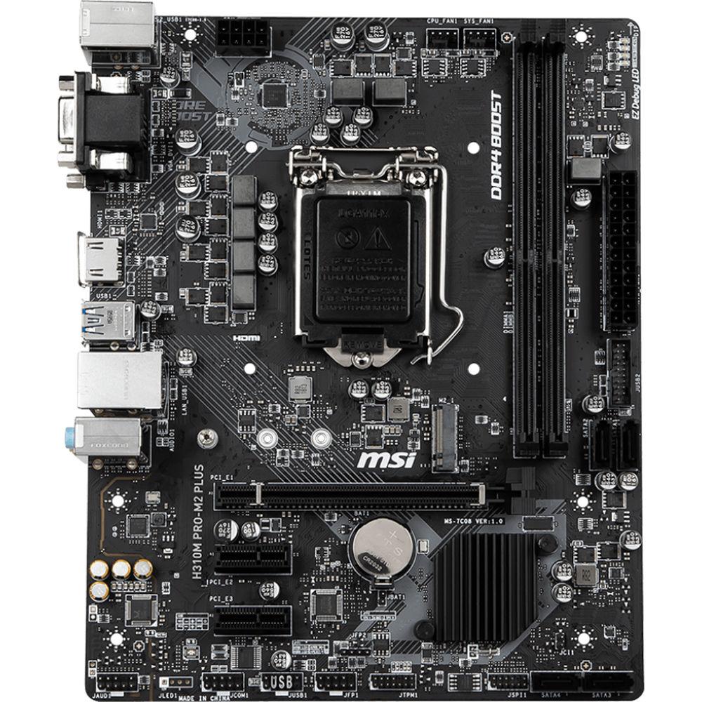 MSI H310M Pro-M2 Plus LGA 1151 Micro-ATX Motherboard