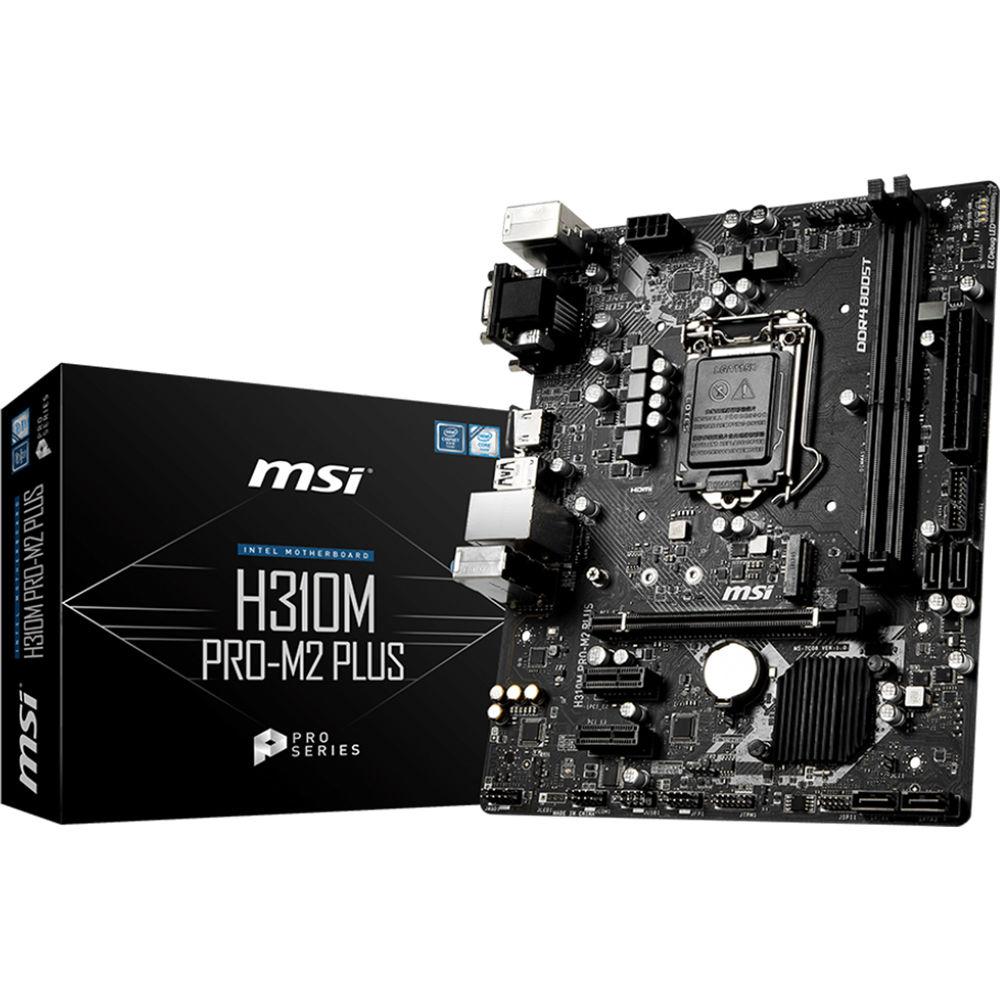 MSI H310M Pro-M2 Plus LGA 1151 Micro-ATX Motherboard