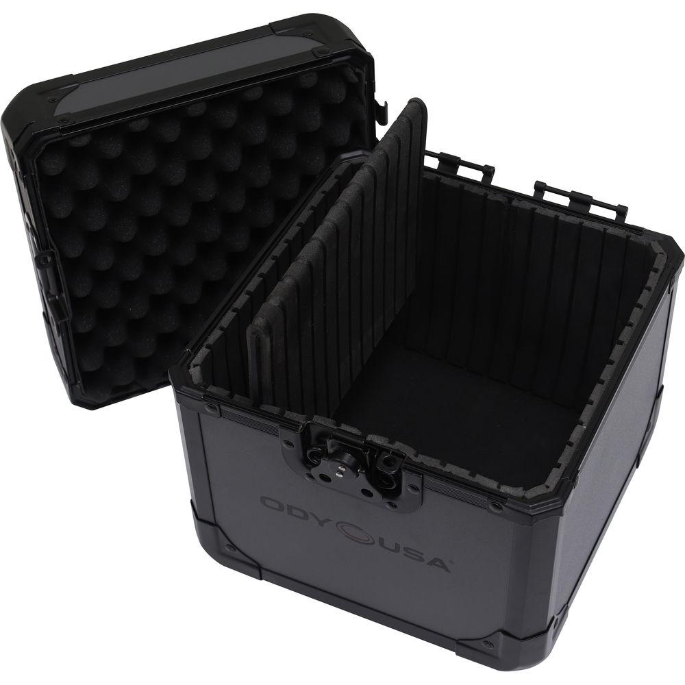 Odyssey Innovative Designs Black Krom On Gray Series 7"-Vinyl Utility Case