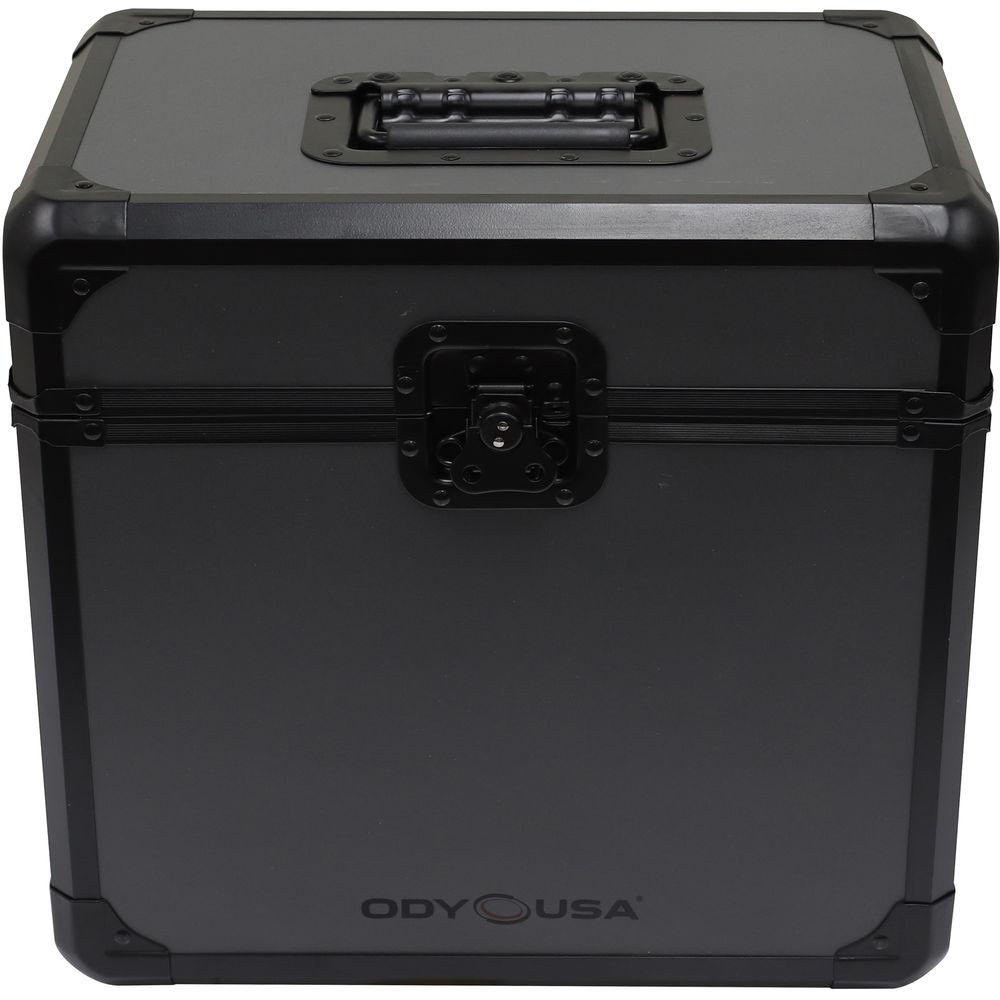 Odyssey Innovative Designs Black Krom on Gray Series Vinyl and LP Utility Carrying Case