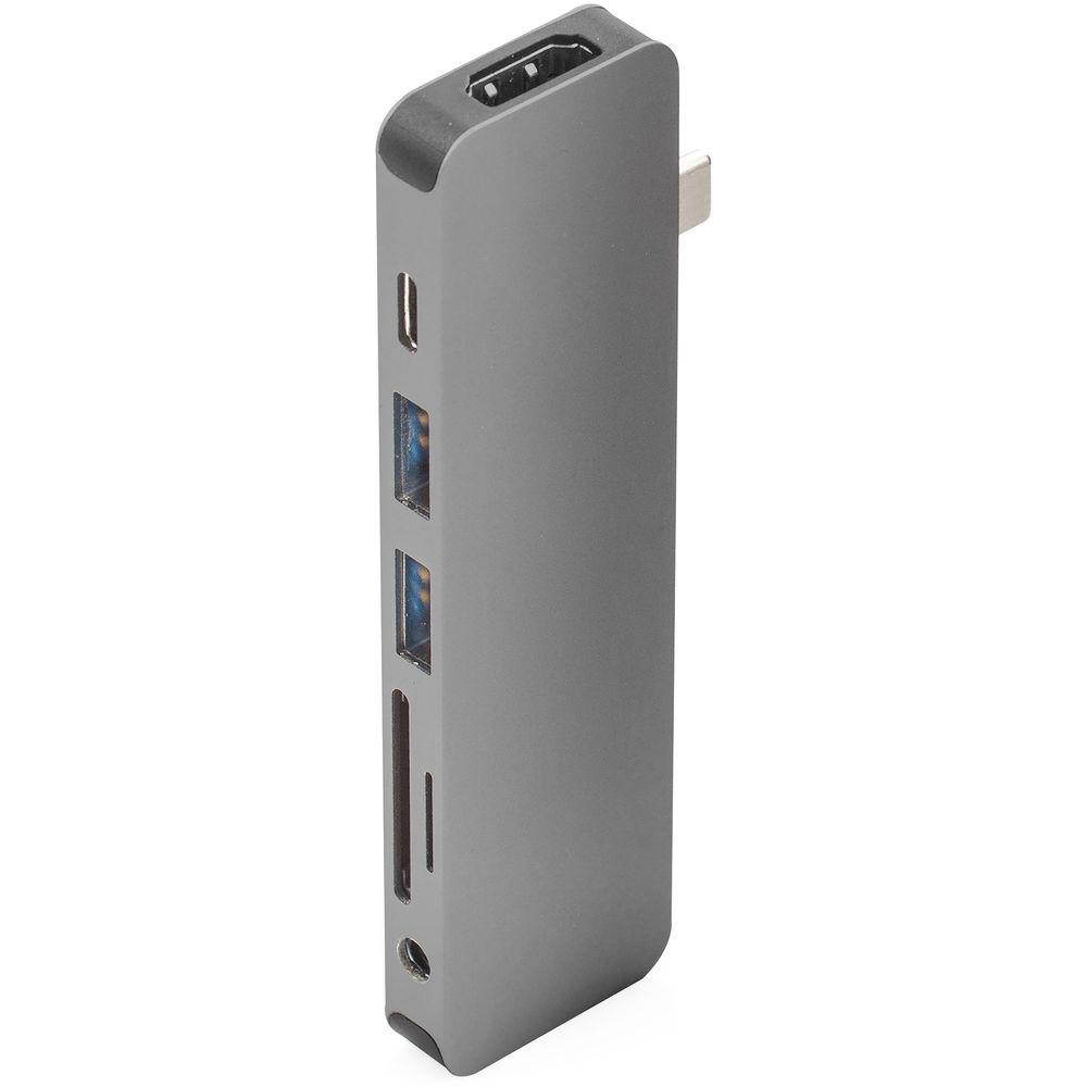 Sanho HYPERDRIVE SOLO 2-Port USB 3.1 Gen 1 Type-A Hub with HDMI, USB Type-C, microSD, SD, & 3.5mm Audio