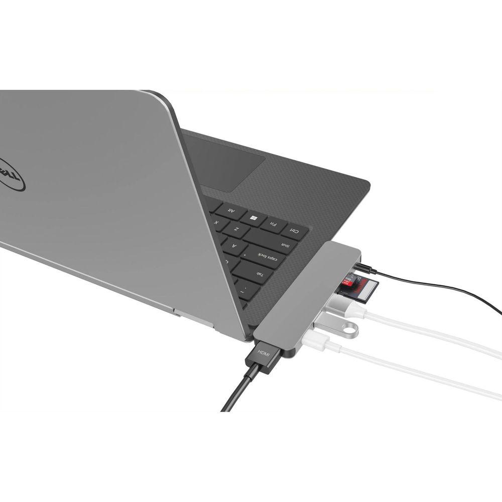 Sanho HYPERDRIVE SOLO 2-Port USB 3.1 Gen 1 Type-A Hub with HDMI, USB Type-C, microSD, SD, & 3.5mm Audio