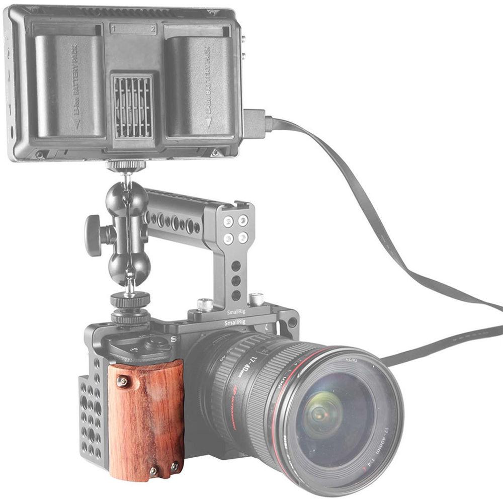 SmallRig Wooden Handgrip for SmallRig Sony a6500 a6000 a6300 Cages