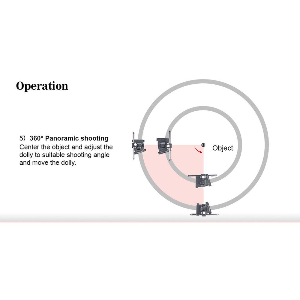 Sunwayfoto Camera Dolly for CPC-01 Smartphone Bracket
