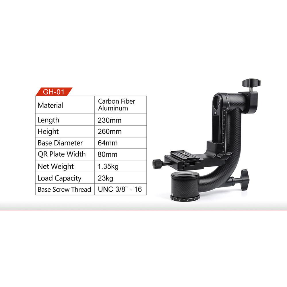 Sunwayfoto GH-01 Gimbal Head