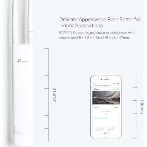 TP-Link EAP110-OUTDOOR V3 300 Mb s Wireless-N Outdoor Access Point