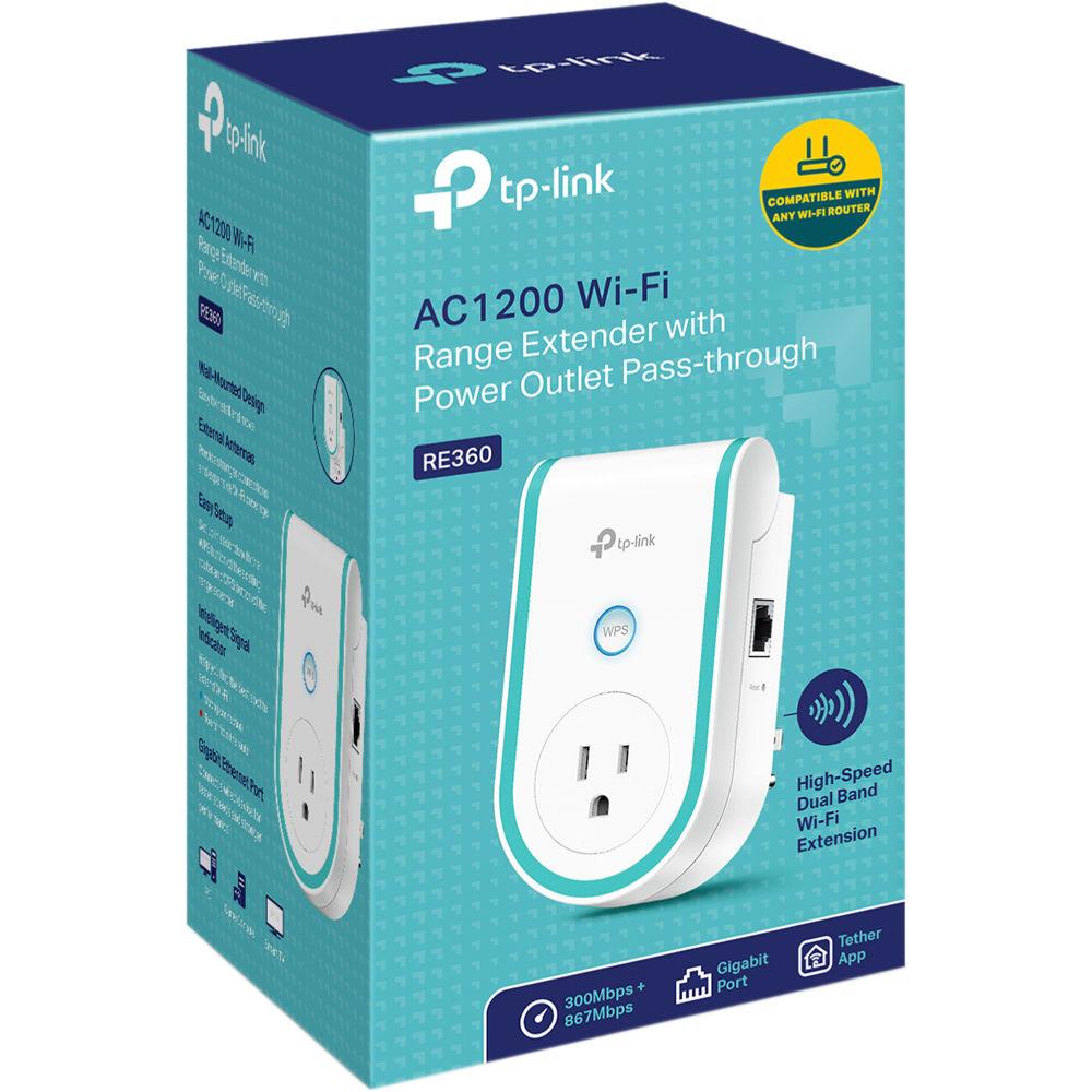 TP-Link RE360 AC1200 Dual-Band Wireless Range Extender