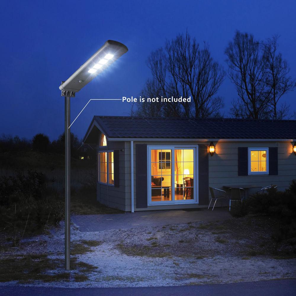 WAGAN 3000-Lumen Solar LED Floodlight with Remote Control