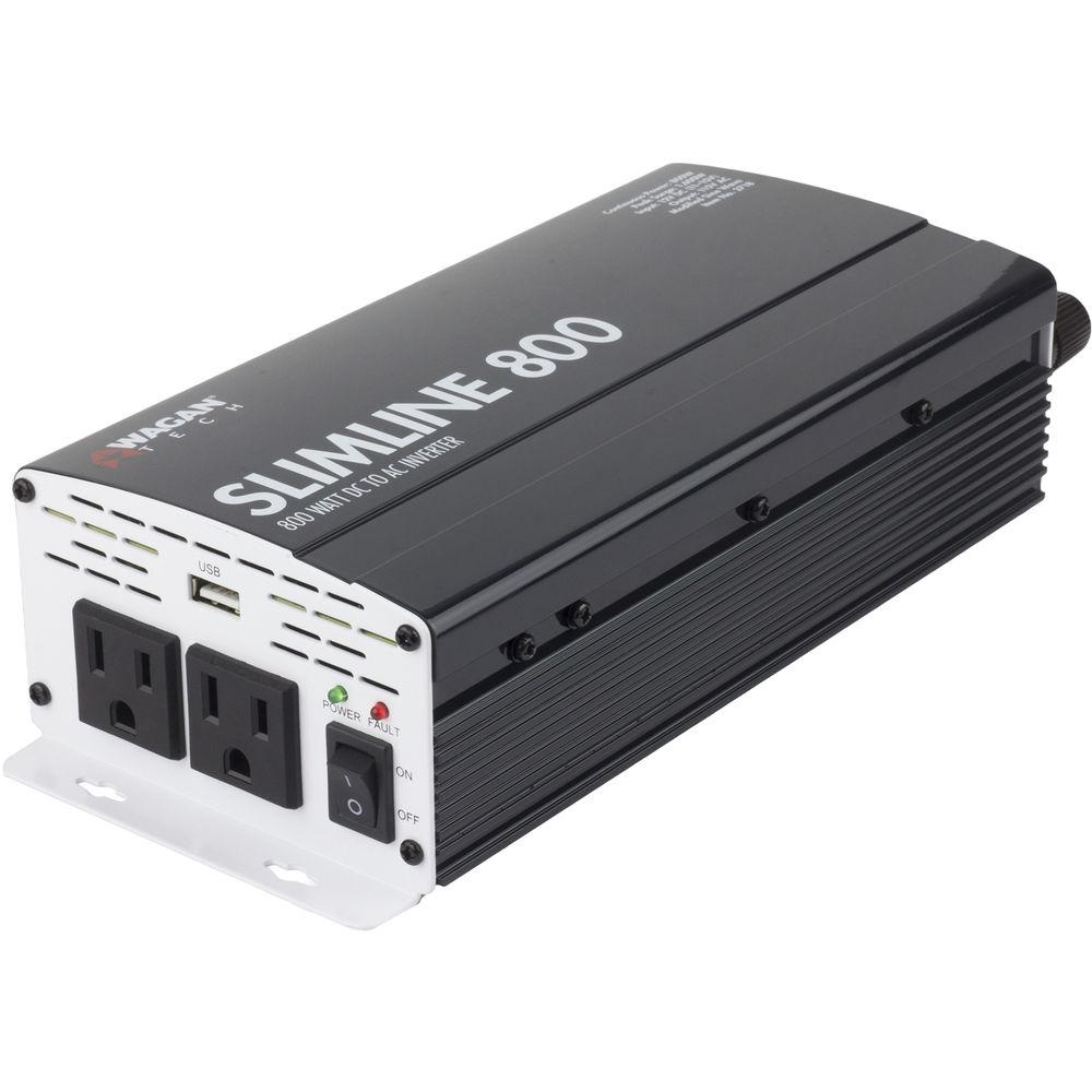 WAGAN SlimLine 800W 12 VDC to 115 VAC Power Inverter