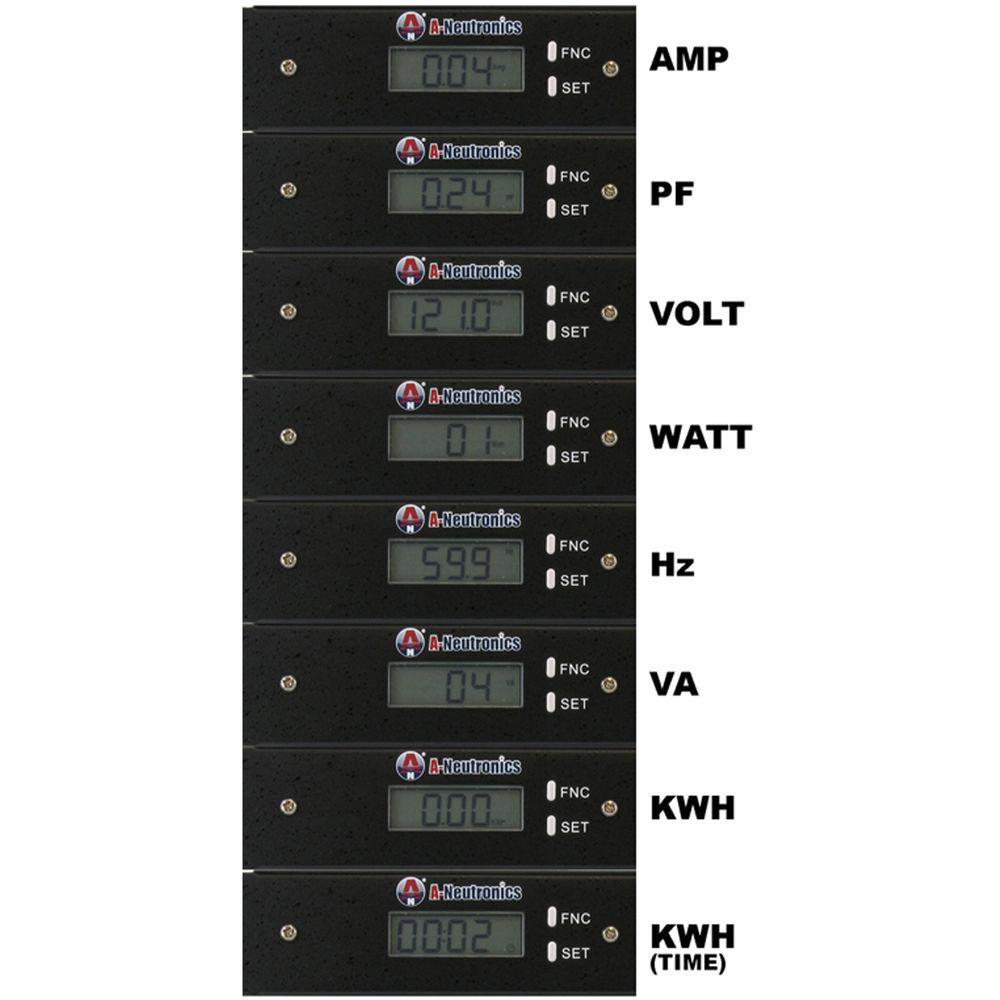 A-Neutronics 17-Outlet 19" Rackmount Power Strip with LCD