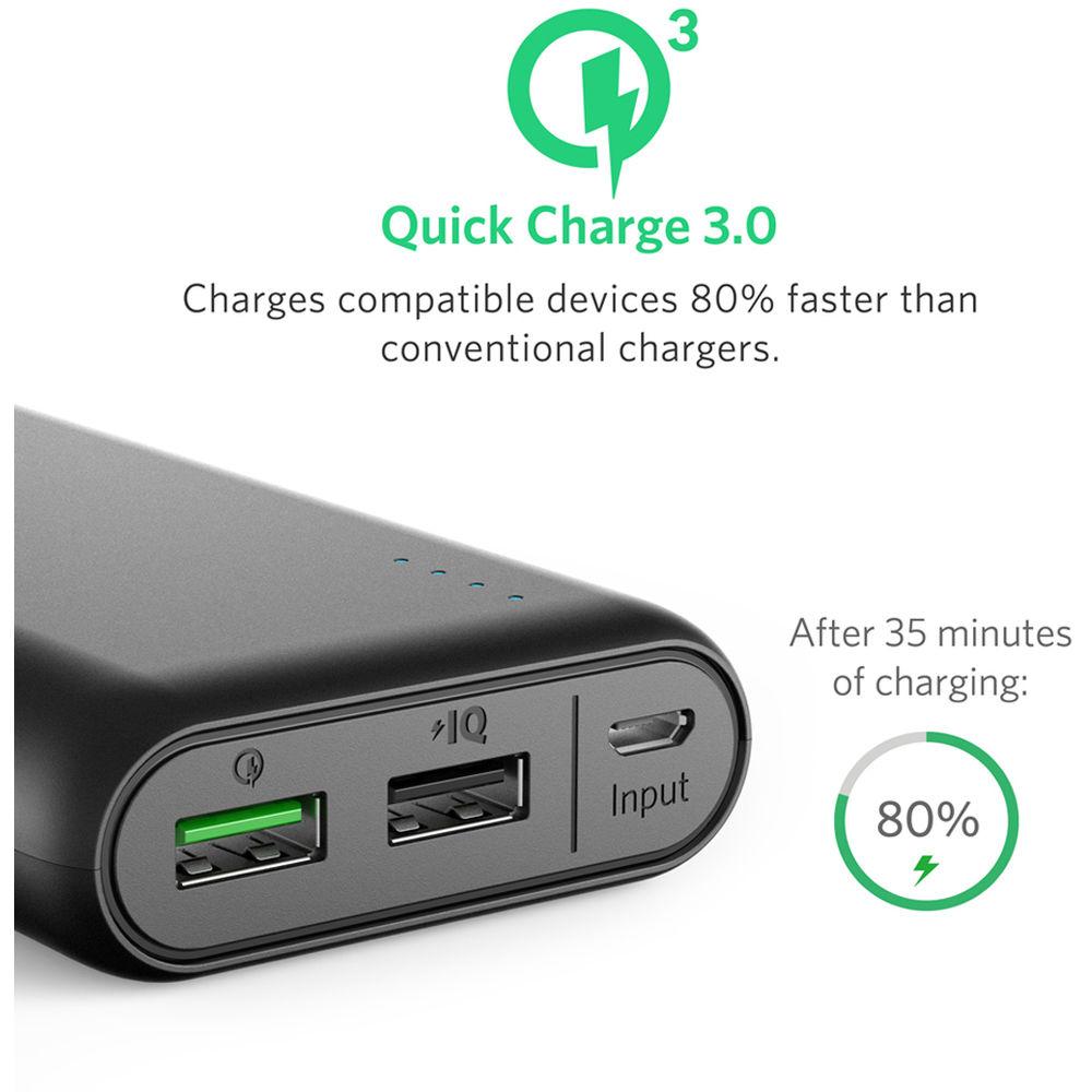 ANKER PowerCore 20,000mAh 2-Port Portable Power Pack