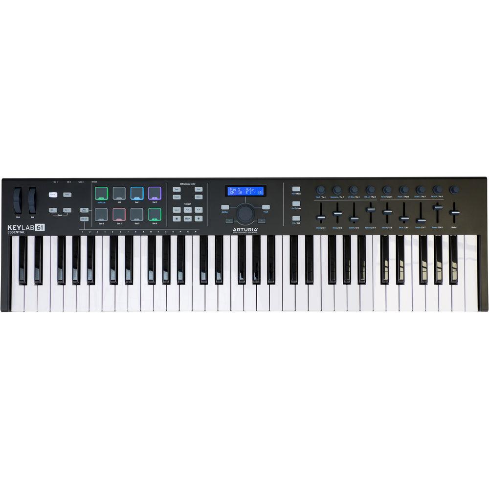 Arturia KeyLab Essential 61 - Universal MIDI Controller and Software