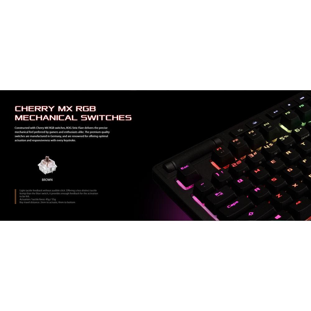 ASUS Republic of Gamers Strix Flare Backlit Mechanical Keyboard