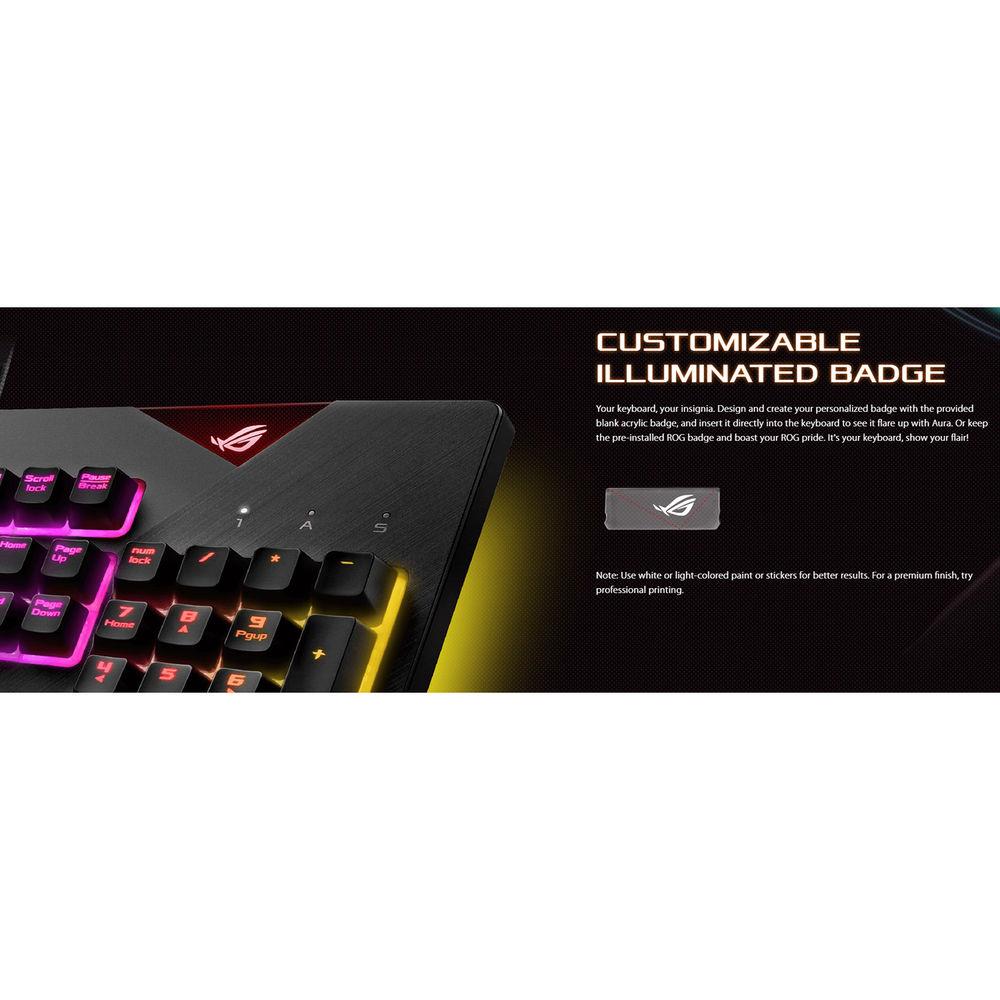 ASUS Republic of Gamers Strix Flare Backlit Mechanical Keyboard