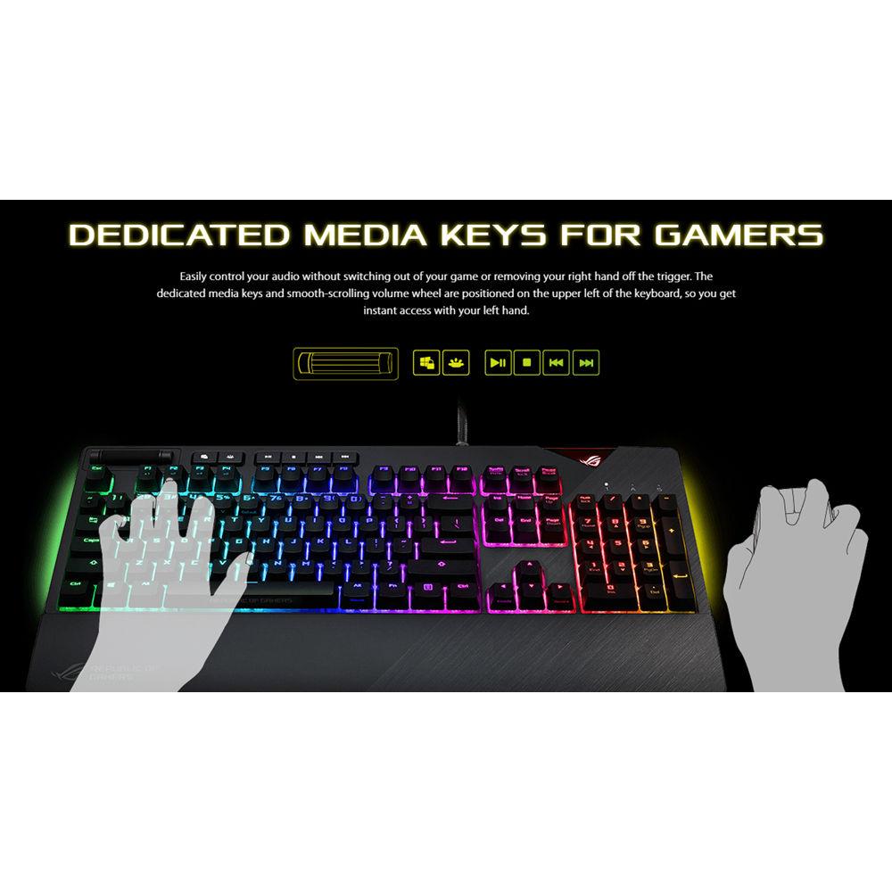ASUS Republic of Gamers Strix Flare Backlit Mechanical Keyboard