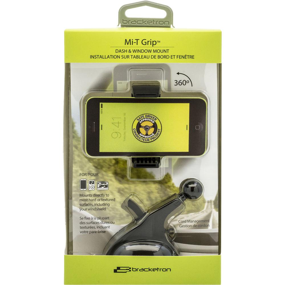 Bracketron Mi-T Grip Dash Mount for Select Smartphones and Portable Devices