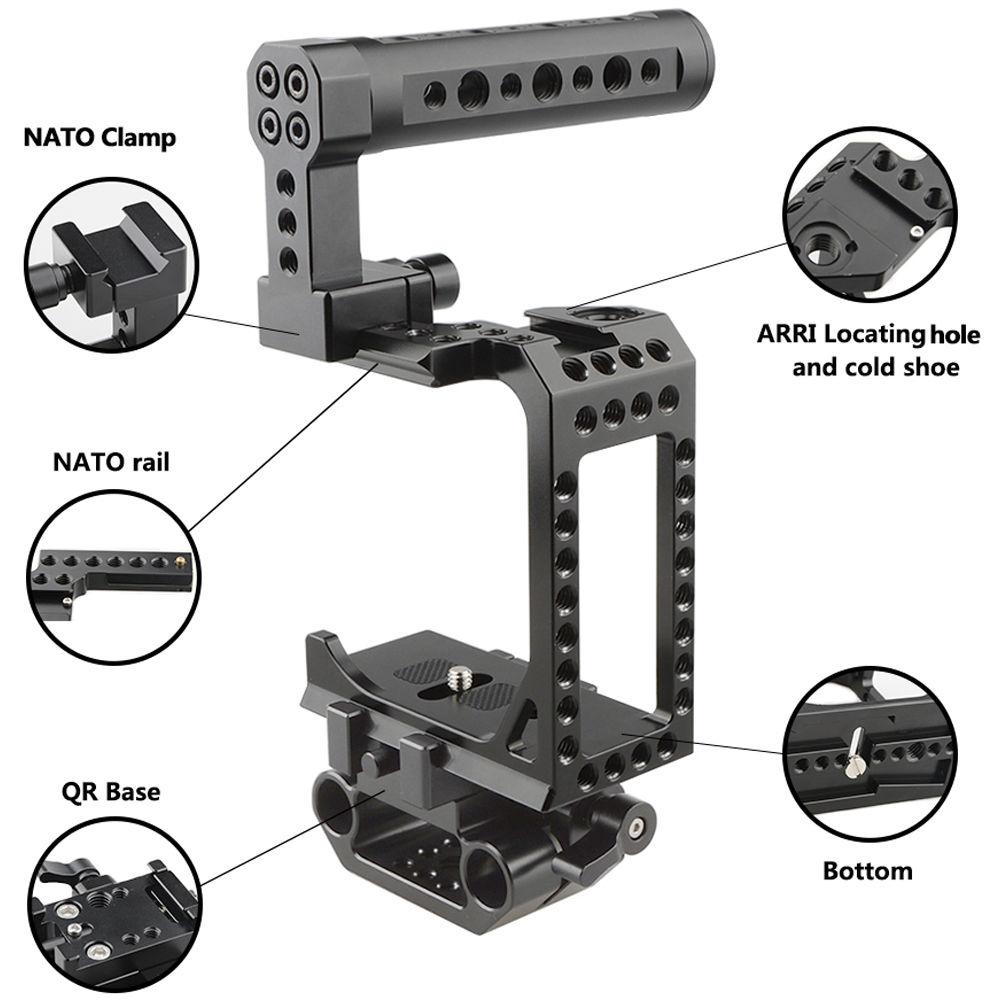 CAMVATE C-Frame Cage with Cheese Handle for Sony a7 Series Cameras