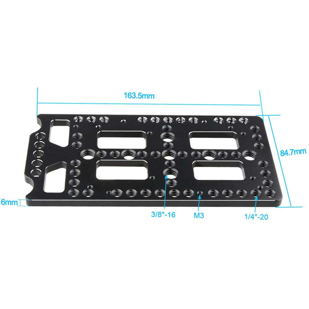 CAMVATE V-Lock Battery Plate with Power Supply Splitter