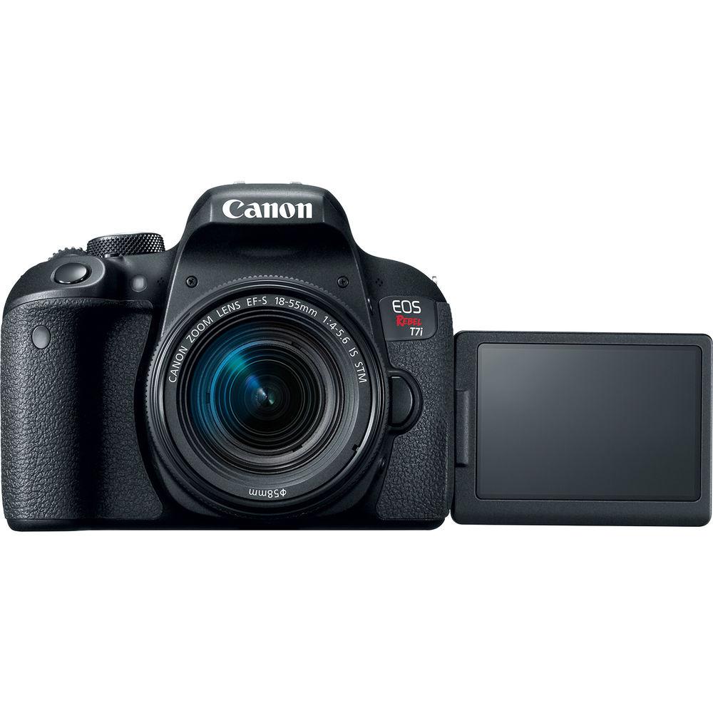 Canon EOS Rebel T7i DSLR Camera with 18-55mm Lens