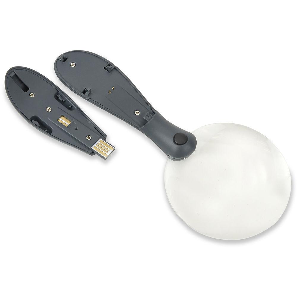 Carson Chargelt 3x Rechargeable Rimless Magnifier